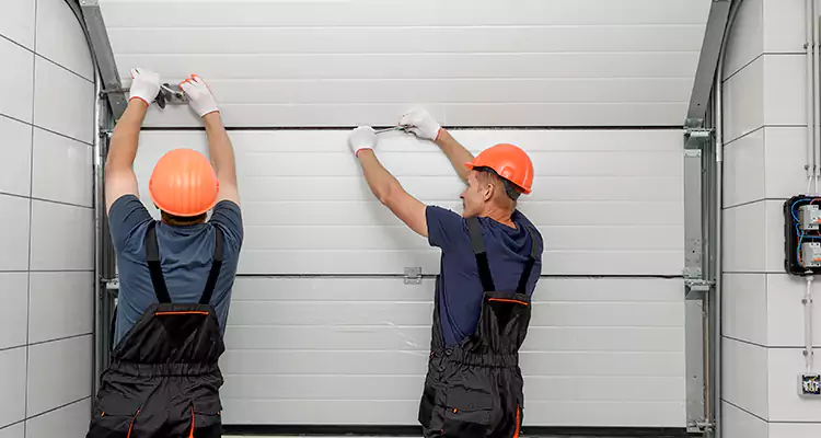 Garage Door Bottom Panel Repair in Riverview, FL