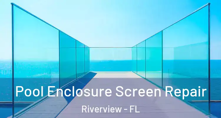  Pool Enclosure Screen Repair Riverview - FL